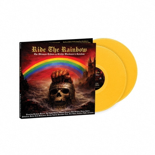 Various Artists - Ride The Rainbow-the Ultimate Tribute To Ritchie Blackmore`s Rainbow - Import Yellow Vinyl 2 LP Record