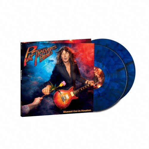 Pat Travers - Bluesed Out In Houston - Import Blue Marble Color Vinyl 2 LP Record