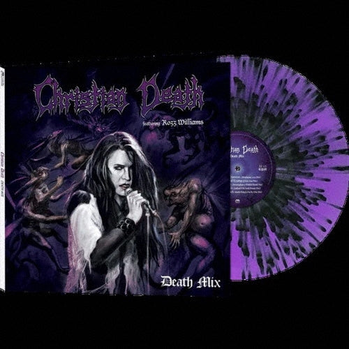 Christian Death - Death Mix - Import Purple and Black Splatter Vinyl LP Record