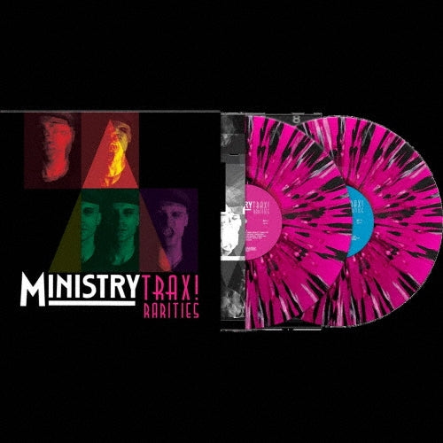 Ministry - Trax! Rarities (Limited Edition) - Import Magenta, Black, White, Splatter, Double Vinyl 2 LP Record Limited Edition