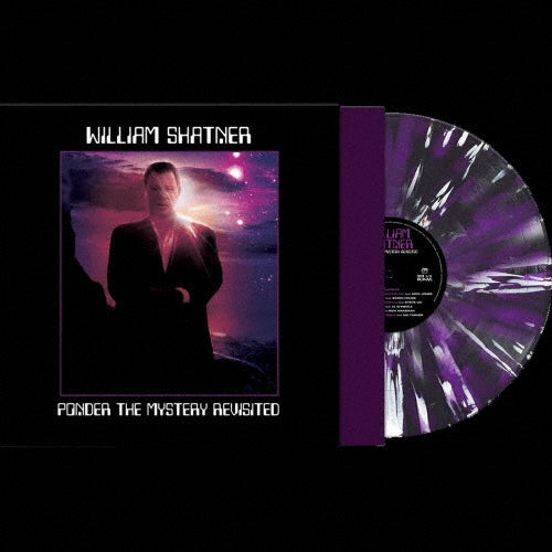 William Shatner - Ponder the Mystery Revisited - Import Black Purple White Splatter Vinyl LP Record
