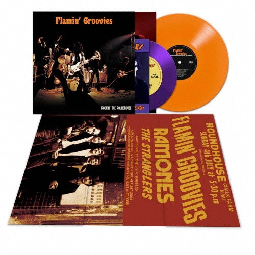 Flamin' Groovies - Rockin` the Roundhouse - Import Color Vinyl (Disc1 Orange, Disc2 Purple) LP+7inch
