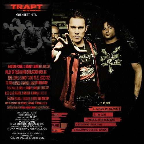 Trapt - Headstrong -Greatest Hits - Import Picture Disc LP Record