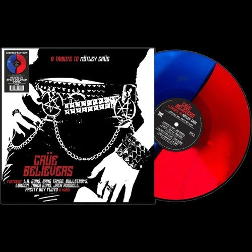 Motley Crue - Crue Believers - A Tribute To Motley Crue - Import Red Blue Vinyl LP Record