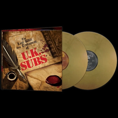 U.K. Subs - The Last Will And Testament Of Uk Subs - Import Double Gold Vinyl 2 LP Record