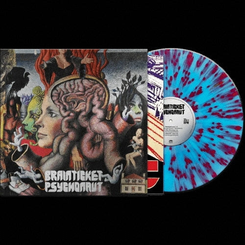 Brainticket - Psychonaut - Import Blue Red Splatter Vinyl LP Record