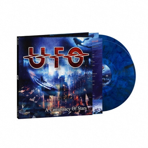 Ufo - A Conspiracy of Stars - Import Blue Black Marble Vinyl 2 LP Record Bonus Track