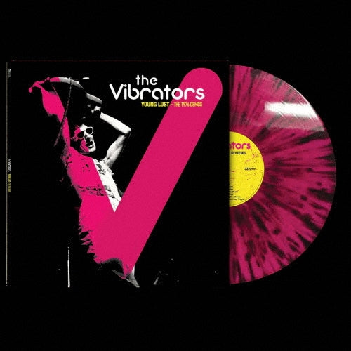 The Vibrators - Young Lust - the 1976 Demos - Import Pink Black Splatter Vinyl LP Record
