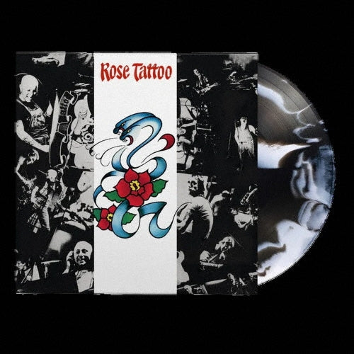 Rose Tattoo - Rose Tattoo - Import Black White Swirl Vinyl LP Record
