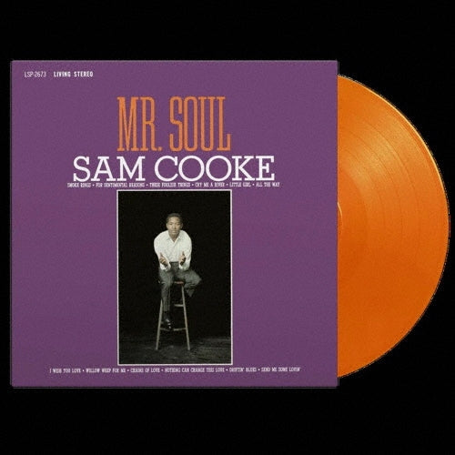 Sam Cooke - Mr. Soul - Import 180g Orange Vinyl LP Record