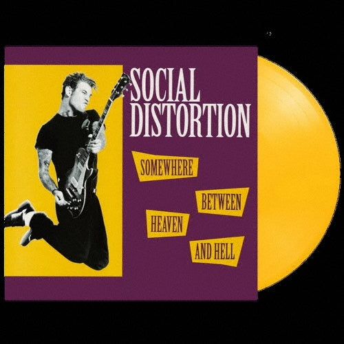 Social Distortion - Somewhere Between Heaven and Hell - Import 180g Yellow Vinyl LP Record Limited Edition