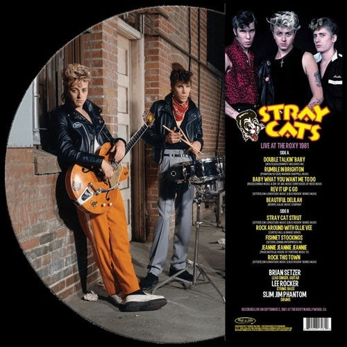Stray Cats - Live at the Roxy 1981 - Import Picture Vinyl LP Record Limited Edition