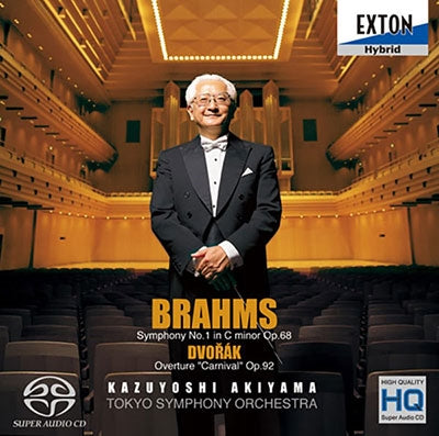 Kazuyoshi Akiyama - Brahms: Symphony No.1. Dvorak: Overture `carnival` - Japan SACD Hybrid