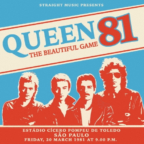 Queen - The Beautiful Game -Live in Sao Paulo 1981 - Import 2 CD