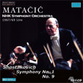 Lovro Von Matacic - SHOSTAKOVICH:SYMPHONY NO.1 (5/20/1969)/NO.9 (1/12/1967):LOVRO VON MATACIC(cond)/NHK SO - Import CD