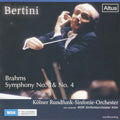 Garry Bertini - Brahms: Symphonies No.3 Op.90, No.4 Op.98 / Gary Bertini, WDR SO - Import CD