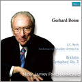 Gerhard Bosse - J.C. Bach: Bosse & New Day Phil/Brahms: Symphony No. 2 and others (Brahms - Import CD