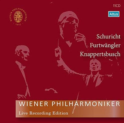 Vienna Philharmonic Orchestra, Wilhelm Furtwängler, Hans Knappertsbusch, Andreas Schmidt - Vienna Philharmonic Live Recordings 1952-1965 : Schuricht / Furtwangler / Knappertsbusch (11Cd) - Import 11 CD Box set