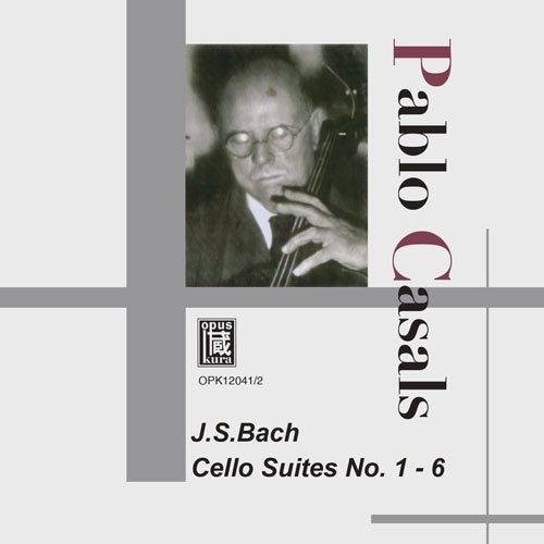 Pablo Casals - Bach, Johann Sebastian (1685-1750): 6 Cello Suites : Pablo Casals (Remastering 2024) - Import 2 CD Limited Edition