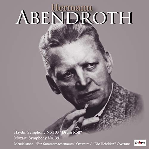 Haydn (1732-1809) - Sym, 103, : Abendroth / Leipzig Rso +mozart: Sym, 39, Mendelssohn - Import CD