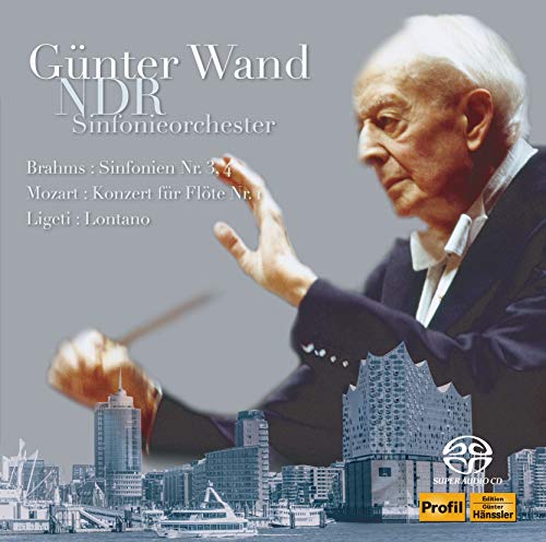 Brahms (1833-1897) - Symphonies Nos.3, 4, Mozart, Ligeti : Gunter Wand / NDR Symphony Orchesstra (1990, 1987, 1988)(2SACD) - Import 2 SACD Hybrid