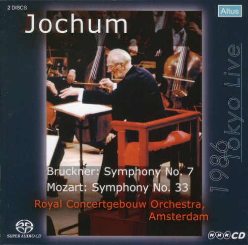 Bruckner (1824-1896) - "Bruckner Symphony No, 7, Mozart Symphony No, 33, : Jochum / Concertgebouw Orchestra (1986 Tokyo)(2SACD)(Single Layer)" - Import 2 SACD