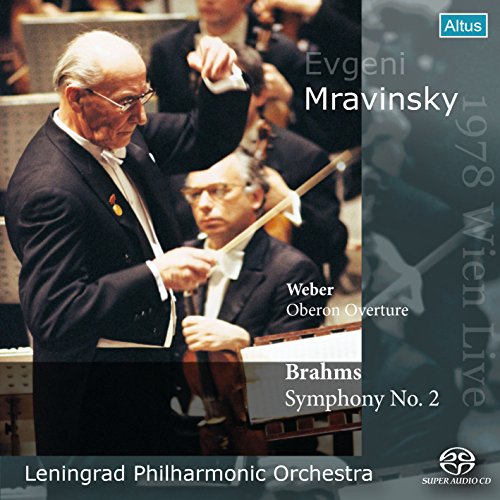 Brahms (1833-1897) - Brahms Symphony No.2, weber Oberon overture : Mravinsky / Leningrad Philharmonic (1978 Vienna)(Single Layer) - Import SACD