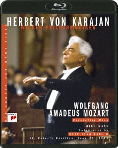 Herbert Von Karajan (conductor) / Vienna Philharmonic Orchestra, Vienna Singverein - High Mass Celebrated by Pope John Paul Ii - Mozart: Coronation Mass. K. 317 - Japan Blu-ray Disc