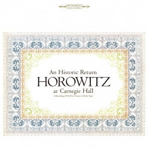 Vladimir Horowitz - An Historic Return - Horowitz At Carnegie Hall - Japan 2 Blu-spec CD2