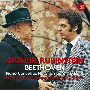 Arthur Rubinstein - Beethoven: Piano Concertos No. 5 "Emperor" & No. 4 - Japan CD