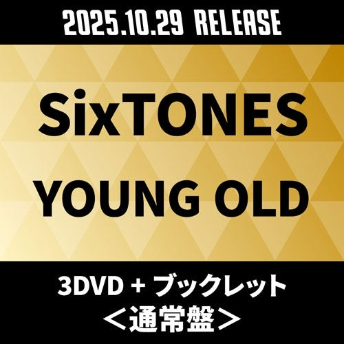 Sixtones - YOUNG OLD - Japan 3 DVD + booklet