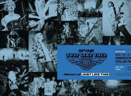 Spyair - JUST LIKE THIS 2025 - History of JUST LIKE THIS - - Japan Blu-ray Disc + CD + Photo Book Digipak Limited Edition
