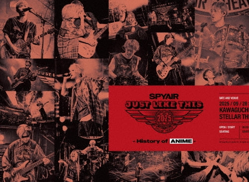 Spyair - JUST LIKE THIS 2025 - History of Anime - - Japan 2 DVDs + CD + Photo Book Digipak Limited Edition