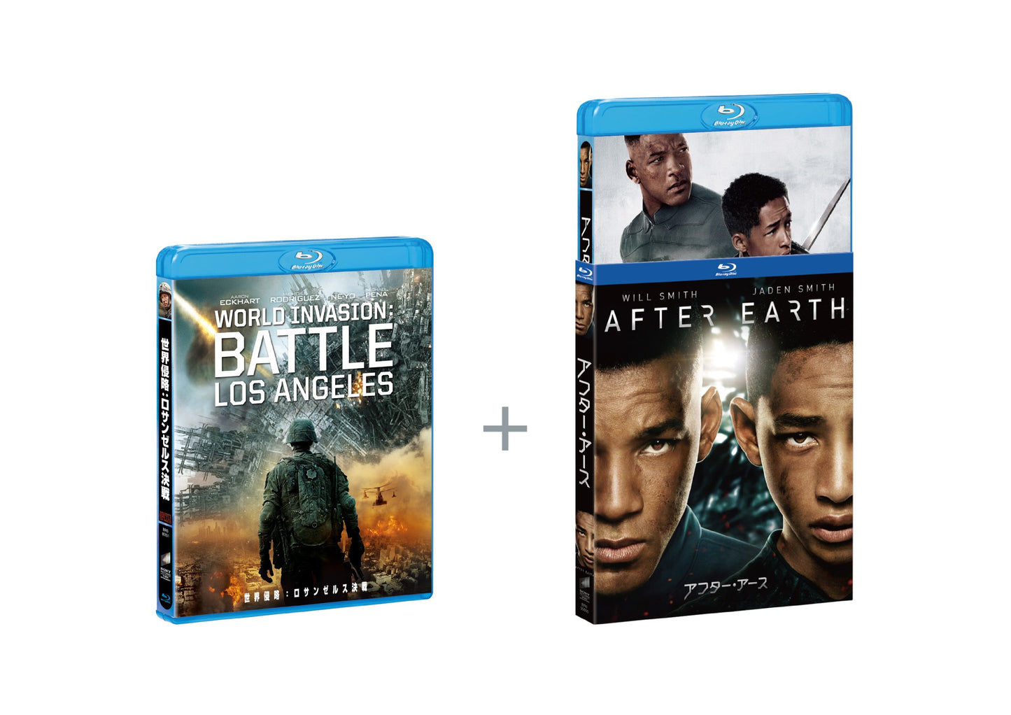 Movies - ATER EARTH x WORLD INVENTION: BATTLE LOS ANGELS - Japan Blu-ray Disc+DVD Limited Edition