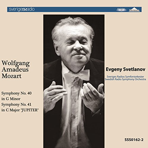 Mozart (1756-1791) - Sympgonies Nos.40, 41 : Svetlanov / Swedish Radio Symphony Orchestra (1988, 1993 Stereo) - Import CD