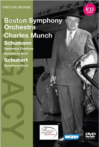 Schumann, Robert (1810-1856) - Schumann Symphony No, 2, Genoveva Overture, Schubert Symphony No, 5, : Munch / Boston Symphony Orchestra (1959-62) - Import DVD