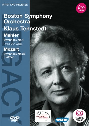 Mahler (1860-1911) - Mahler Symphony No.4, Mozart Symphony No.35 : Tennstedt / Boston Symphony Orchestra, Bryn-Julson(S)(1977) - Import DVD