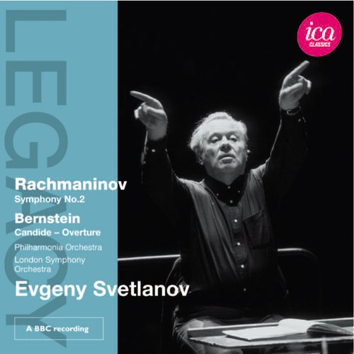 Rachmaninov, Sergei (1873-1943) - Rachmaninov Symphony No.2, Berntesin Candide Overture : Svetlanov / Philharmonia, London Symphony Orchestra (1993, 1978) - Import CD