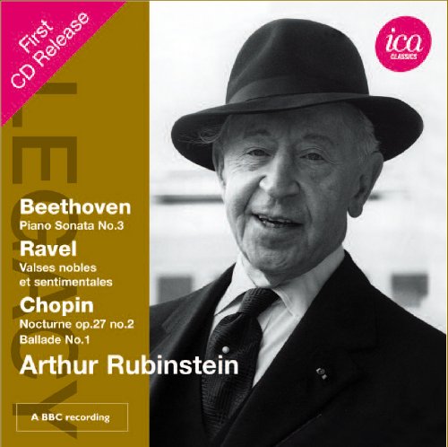 Artur Rubinstein - BBC Live 1963 -Beethoven, Ravel, Chopin : Rubinstein - Import CD