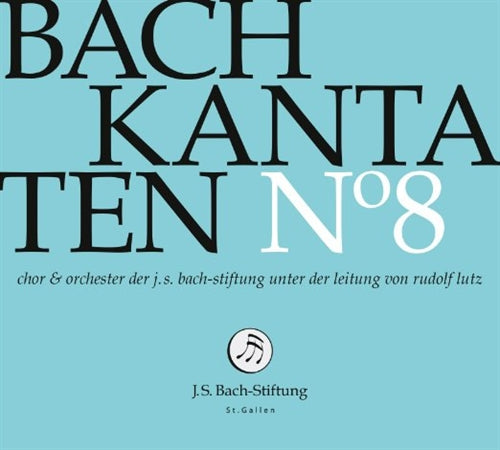 Bach (1685-1750) - Cantatas Vol.8 : R.Lutz / J.S.Bach Stiftung Orchestra & Choir - Import CD