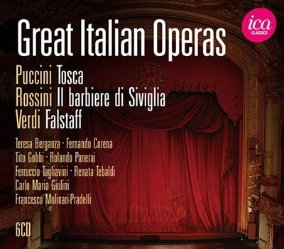Francesco Molinari-Pradelli (1911, Carlo Maria Giulini - Great Italian Opera "6CDs" - Import 6 CD Box Set