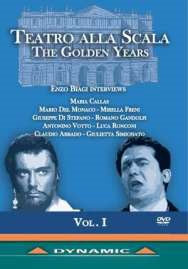 Maria Callas, Mario Del Monaco+1, Mirella Freni, Giuseppe di Stefano - Teatro Alla Scala-the Golden Years Vol.1 - Import DVD