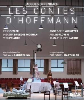 Offenbach (1819-1880) - Les Contes d'Hoffmann : Marthaler, Cambreling / Teatro Real Madrid, Cutler, von Otter, Brueggergosman, etc (2014 Stereo) - Import Blu-ray Disc