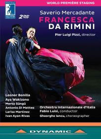 Fabio Luigi, Italian International Orchestra, Cluj-Napoca Philharmonic Orchestra - Mercadante, Saverio (1795-1870) Francesca Da Rimini - Import 2 DVD