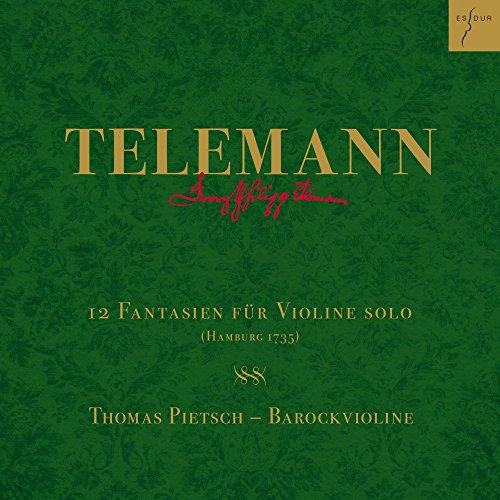 Telemann (1681-1767) - 12 Fantasies For Violin Solo: T.pietsch(Vn) - Import CD