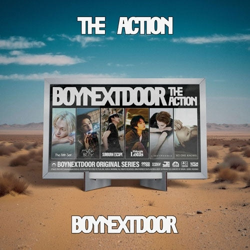 Boynextdoor - The Action (Frame ver.)(Random Cover) - Import CD