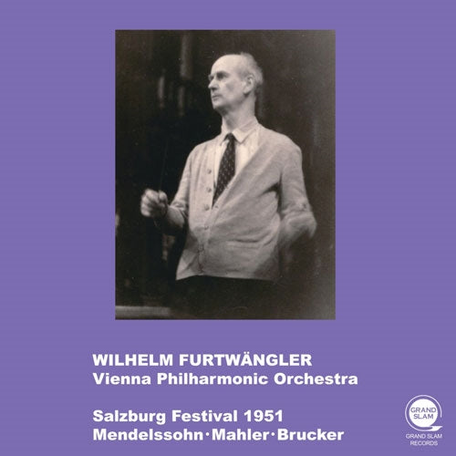 Wilhelm Furtwangler - Bruckner (1824-1896) Live in Salzburg 1951 -Bruckner Symphony No.5, etc.: Vienna Philharmonic, Fischer-Dieskau -Transfers & Production: N.Hirabayashi - Import 2 CD