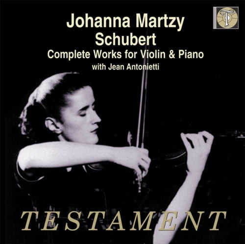 Johanna Martzy - Schubert : Comp.works For Violin & Piano Martzy(Vn)Antonietti(P) - Import 2 CD