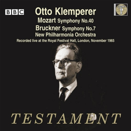 Otto Klemperer - Bruckner:Sym, 7, : Npo +mozart: Sym, 40, (1965) - Import 2 CD