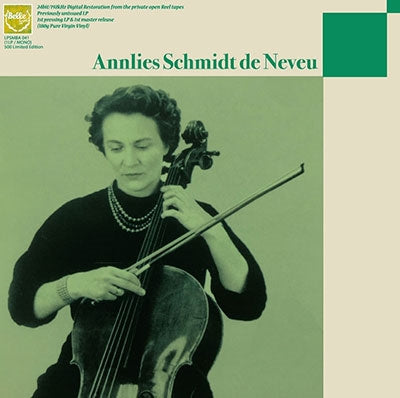 Henri Schmidt du Nouveau - Annlies Schmidt De Neveu - Unissued Recordings Vol.1 - Import Vinyl LP Record+CD